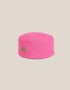 Reversible milton hat with embroidery with printed lining